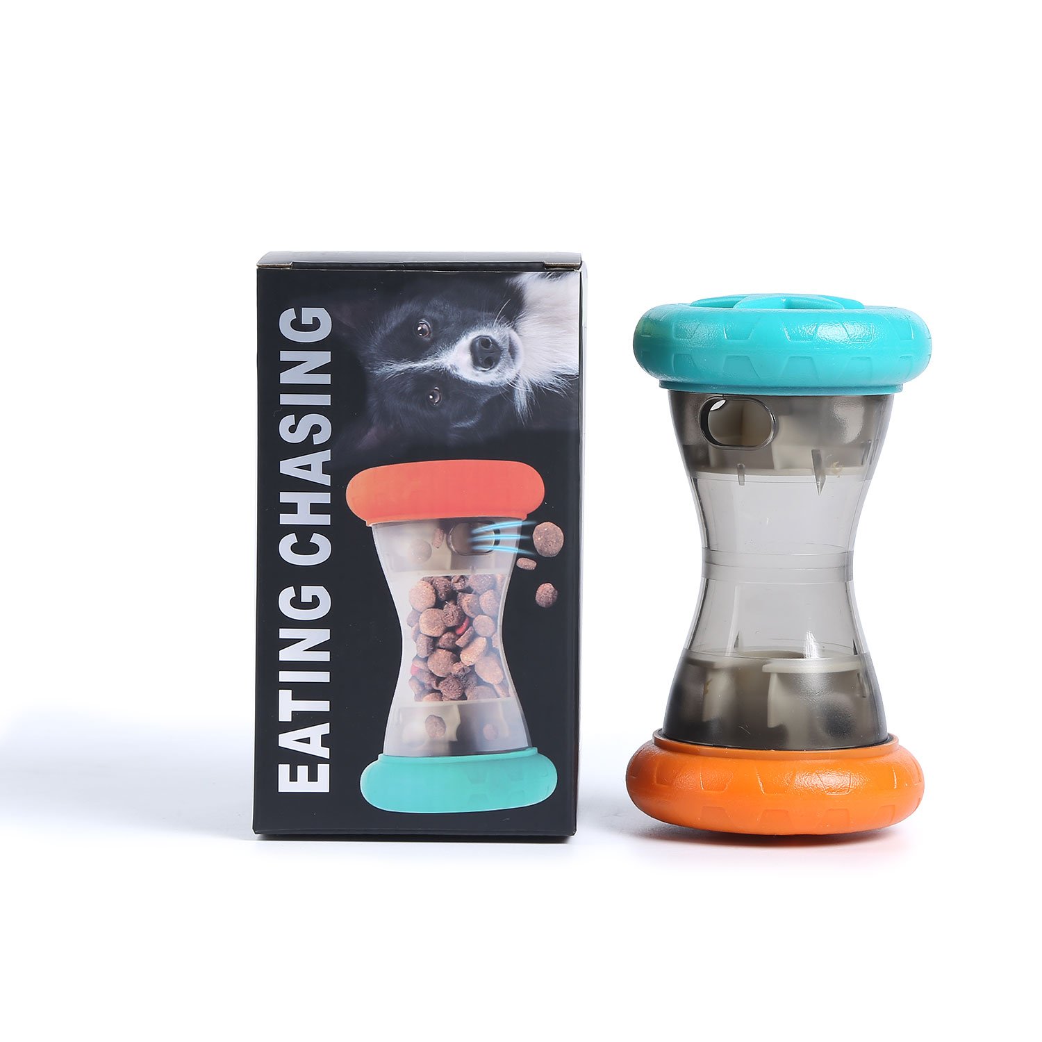 Pet Food Leakage Dumbbell Dog Toys Slow Food Leakage Training Interactive Fun Leakage Device Supplies - Image 3